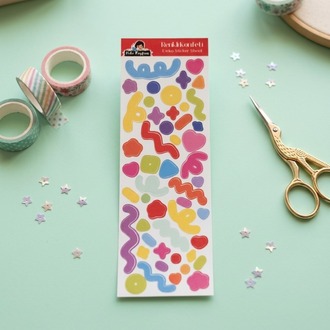 Renkli Deco Sticker Seti | Planner, Ajanda ve Bullet Journal Stickerları