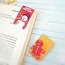 Kardan Adam ve Kurabiye Adam Temalı Mıknatıslı 2 li Kitap Ayracı