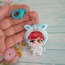 BTS BT21 ( JIN - J HOPE - JUNGKOOK ) Sevimli Akrilik Anahtarlık