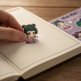 Mao Mao Chibi Sticker Seti