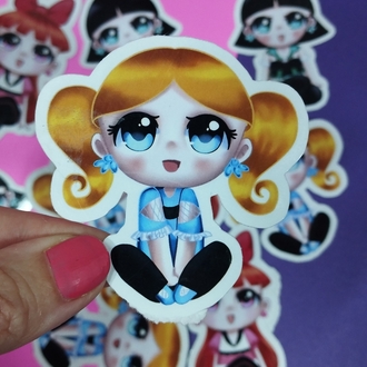 Powerpuff Girls 3lü Sticker Seti