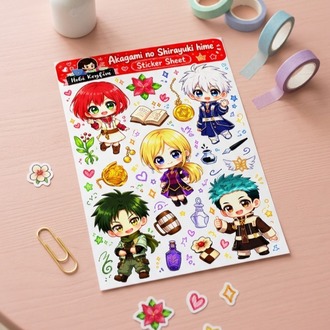 Akagami no Shirayuki-hime Sticker Sheet