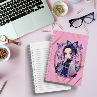 Shinobu Kocho Spiral Defter - Demon Slayer Defter