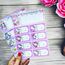 Unicorn ve Hello Kitty Okul Etiketi 