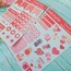 Valentine Day Planner Sticker Sheet Set