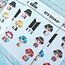 BTS Sticker Sheet