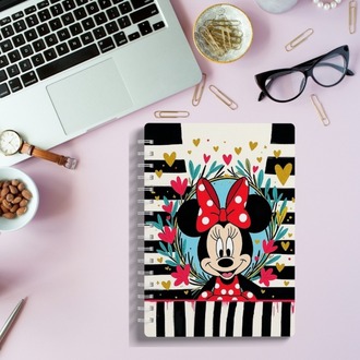 Minnie Mouse  Spiral Defter | Şık ve Modern Kırtasiye Ürünü