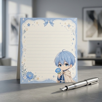 Frieren Himmel Temalı Memopad
