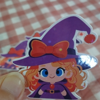 Sevimli Cadı Sticker