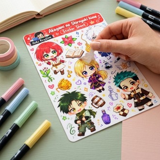 Akagami no Shirayuki-hime Sticker Sheet