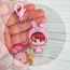 BTS BT21 ( JIN - J HOPE - JUNGKOOK ) Sevimli Akrilik Anahtarlık