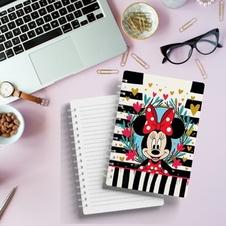 Minnie Mouse  Spiral Defter | Şık ve Modern Kırtasiye Ürünü