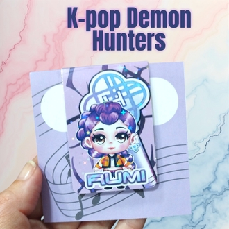 K-pop Demon Hunter Rumi Mıknatıslı Ayracı