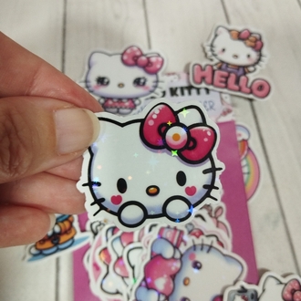 Hello Kitty Hologram Sticker Set
