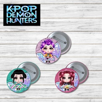 KPOP DEMON HUNTERS  Rozetler - Rumi -Mira- Zoe