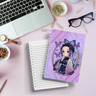 Shinobu Kocho Spiral Defter - Demon Slayer Defter