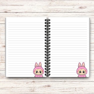 Pembe Labubu Defter