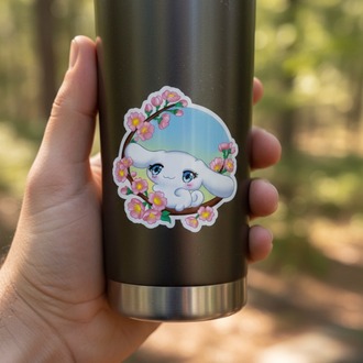 Cinnamoroll Sakura Sticker