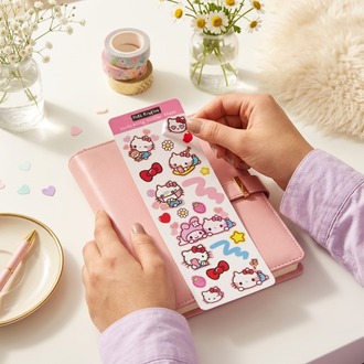 Sanrio Sticker Sheets Seti | Hello Kitty, Kuromi, My Melody, Cinnamoroll ve Keroppi Stickerları