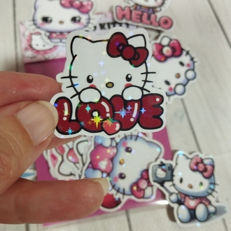 Hello Kitty Hologram Sticker Set