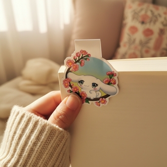 Cinnamoroll Mıknatıslı Kitap Ayracı