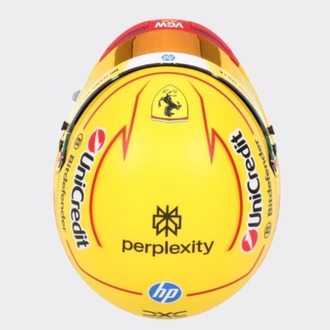 Lewis Hamilton Ferrari kaskı (2025) 1:2 Bell