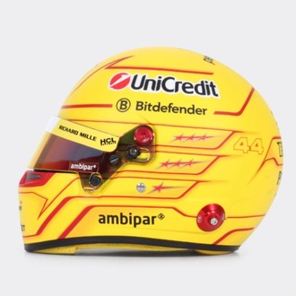 Lewis Hamilton Ferrari kaskı (2025) 1:2 Bell