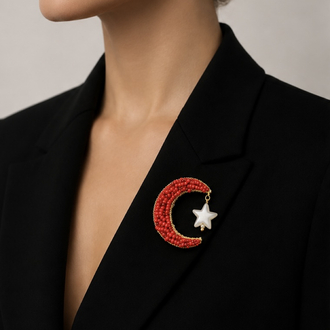 Ayyıldız Broş