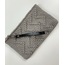Gri Zigzag Desenli El Çantası