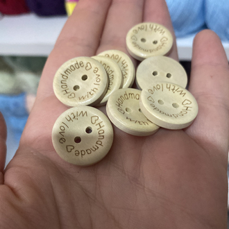 Orta boy handmade düğme 10 adet