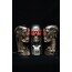 Terminator t800 Skull bust Statue T2 (Krom versiyon)