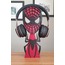 Gaming HeadPhone Stant Spider Man 3D Red- Black Baskı
