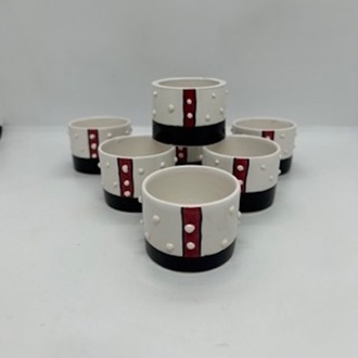 Yılbaşı Temalı Peçete Halkası, 6'lı Set