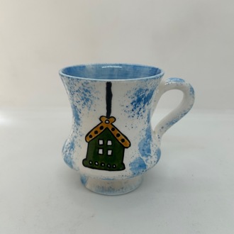 Yılbaşı temalı kupa, ayran bardağı