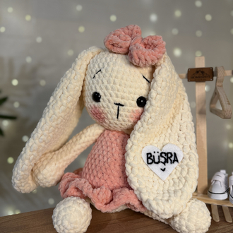 30-35cm Amigurumi Peluş Balerin tavşan (isim işlenebilir)