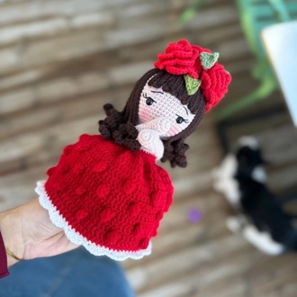 Prenses Bebek – Gül Buketine Dönüşen Özel Tasarım Amigurumi
