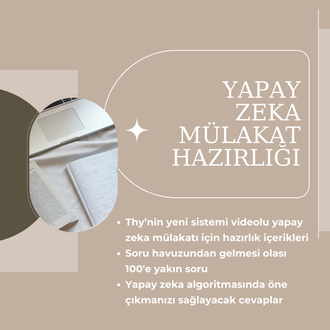 M- THY/AJET/TGS/PGS KABİN MEMURLUĞU İNGİLİZCE MÜLAKAT HAZIRLIK EĞİTİM SETİ