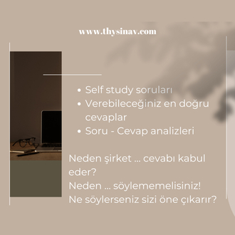 M- THY/AJET/TGS/PGS KABİN MEMURLUĞU İNGİLİZCE MÜLAKAT HAZIRLIK EĞİTİM SETİ