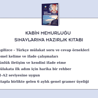 (A1-A2) KABİN MEMURLUĞU SINAVLARINA HAZIRLIK KİTABI
