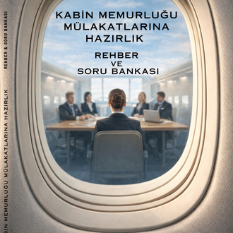 (Yeni) (A2-B1) Kabin Memurluğu Mülakatlarına Hazırlık Rehber & Soru Bankası