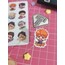 Mini Haikyuu Laptop Sticker Seti