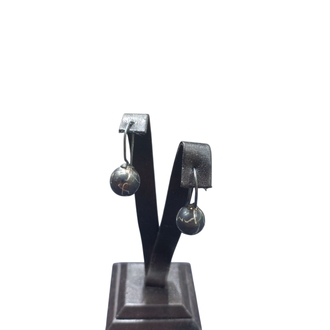 EL İŞİ 925 AYAR GÜMÜŞ TOP KÜPE