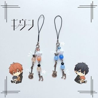 given matching phone charms