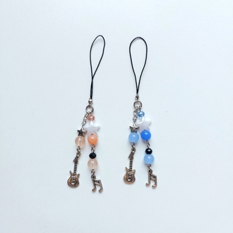 given matching phone charms