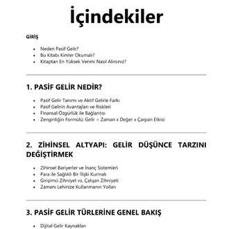 Pasif Gelir Yaratma : Gelir Kaynaklarını Çeşitlendirme Rehberi