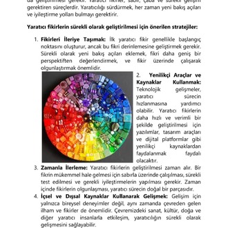 Yaratıcılığı Artırma Teknikleri: Yaratıcı Düşünme, Problem Çözme Teknikleri