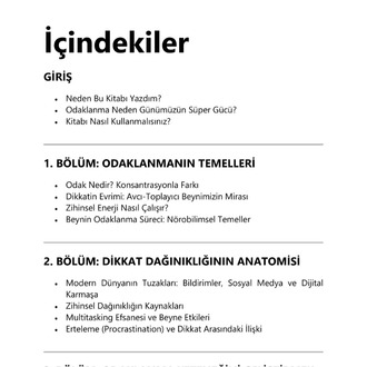 Odaklanma Sanatı: Dikkatini Toplamanın ve Korumanın Bilimi