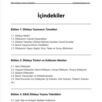 Etkili Dilekçe Yazma Teknikleri