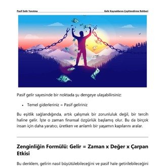 Pasif Gelir Yaratma : Gelir Kaynaklarını Çeşitlendirme Rehberi