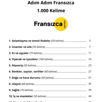 Fransızca Öğrenme Paketi – 2 Kitap Bir Arada 